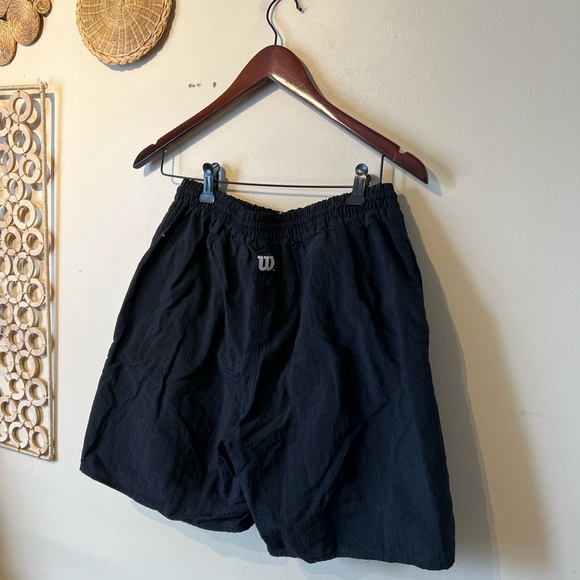 Vintage Wilson mens medium black shorts… - Picture 2 of 4